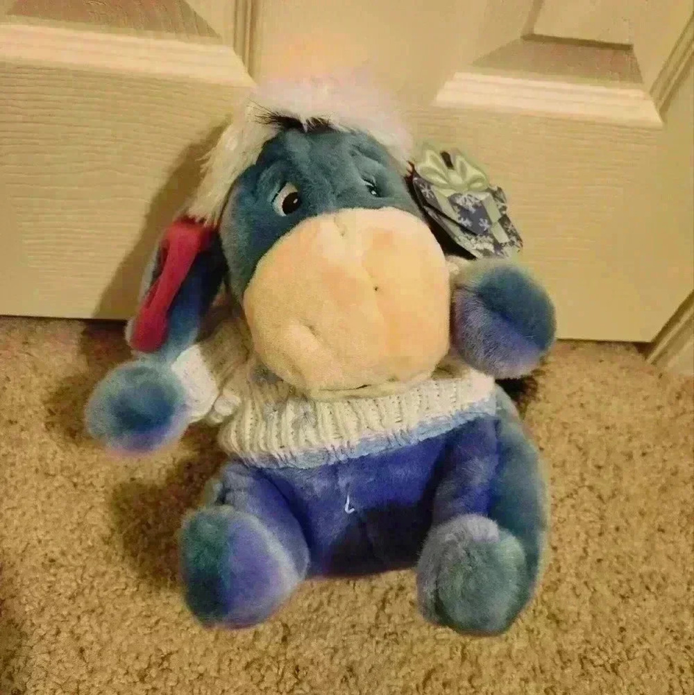 Disney Eeyore Snowflake Sweater Plush